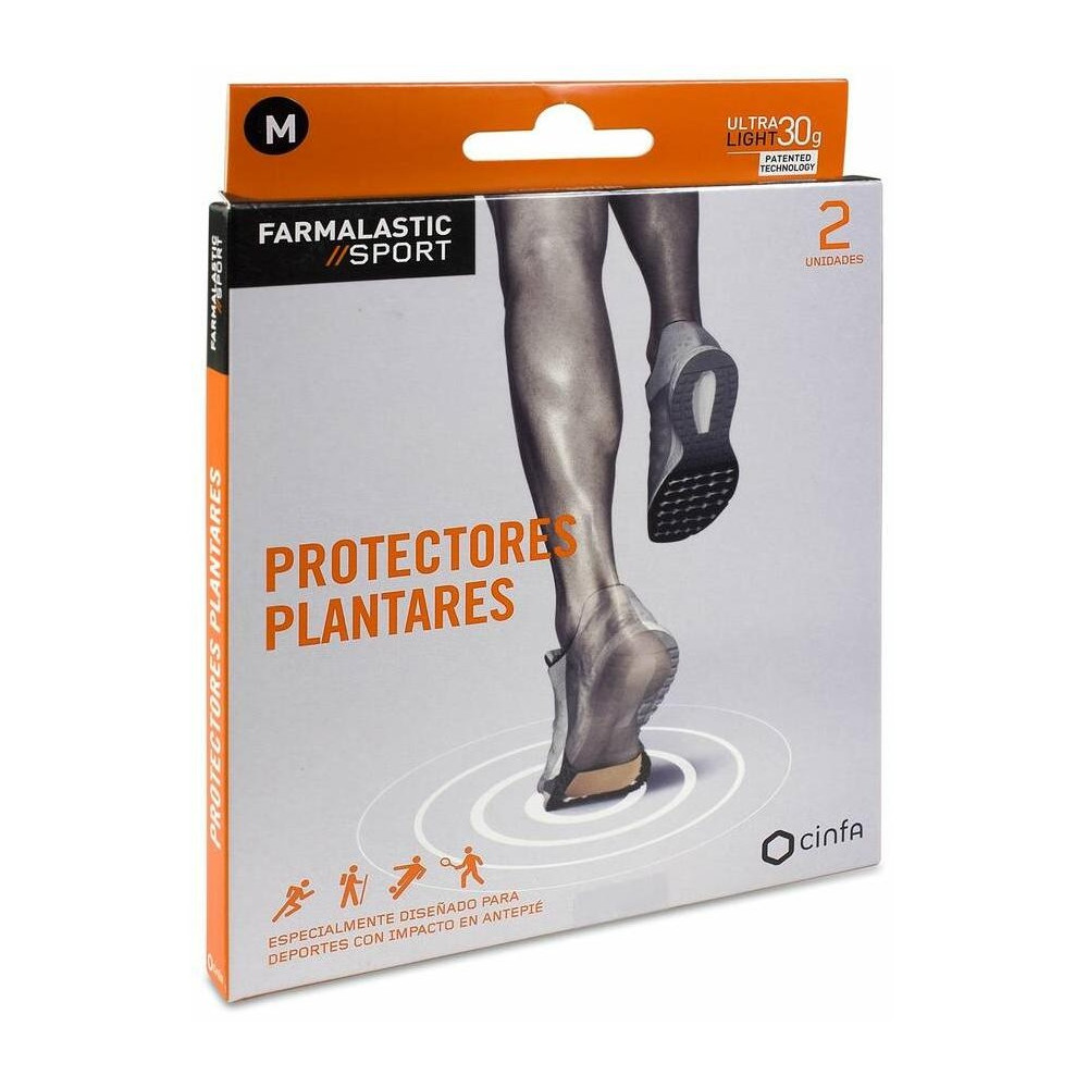Farmalastic Sport Protectores Plantares Talla M, 2 Uds