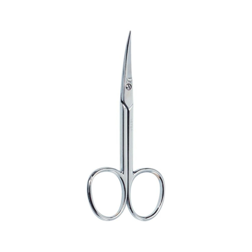 Tijeras Manicura Pieles Curva Cromada 1 Pz