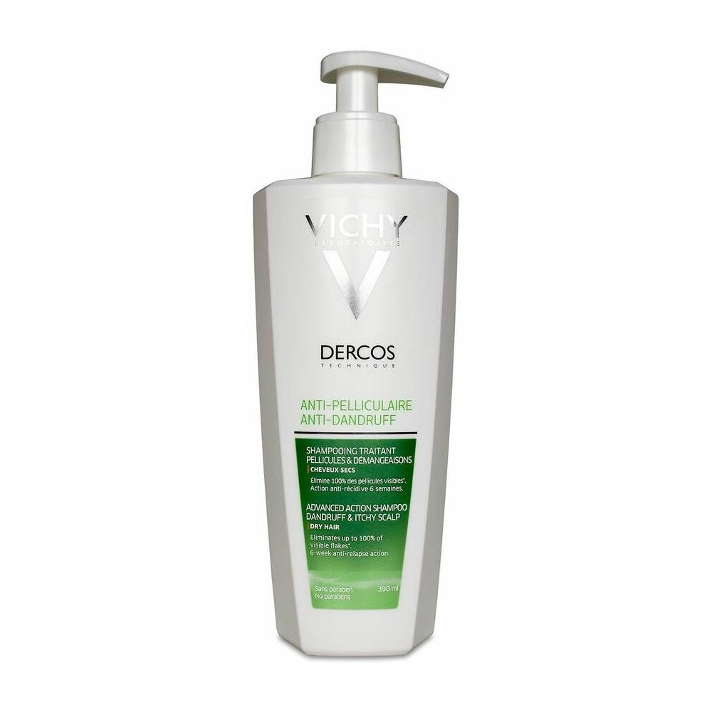 Vichy Dercos Technique Anticaspa Ds Champú Cabello Seco 390Ml