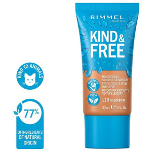 Rimmel Kind Y Free Skin Tint Foundation 210 Golden Beige 30Ml