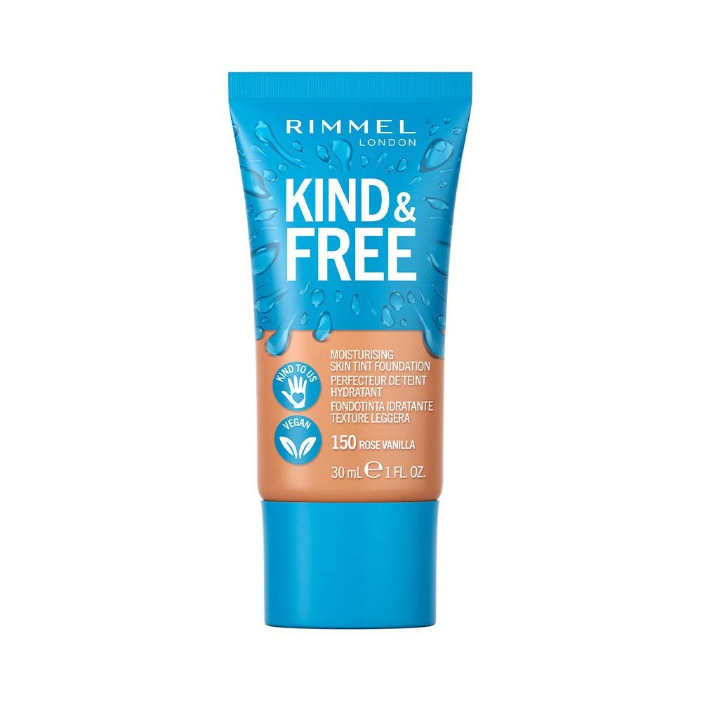 Rimmel Kind Y Free Skin Tint Foundation 150 Rose Vanilla 30Ml