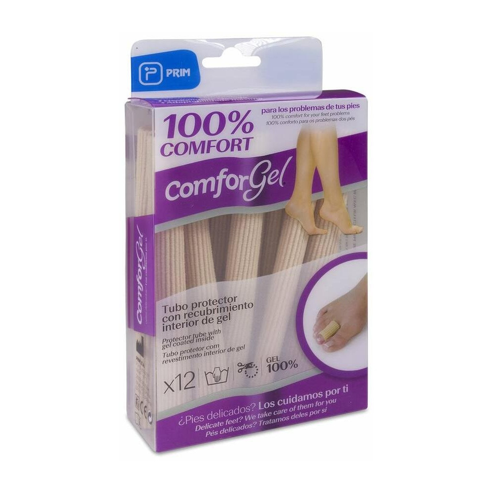 Comforgel Tubos Canalé 1,5Cm De Diámetro, 12 Uds