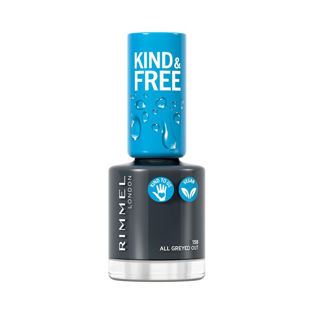 Kind Y Free Nail Polish 158-All Greyed Out