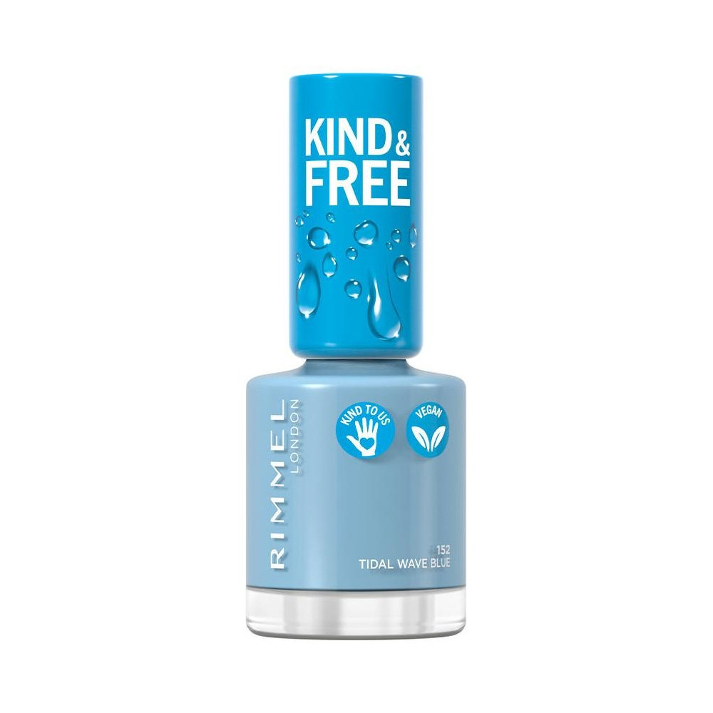 Rimmel Kind Y Free Nail Polish 152 Tidal Wave Blue 8Ml