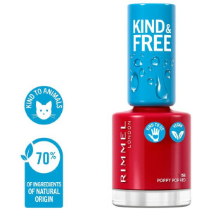 Kind Y Free Nail Polish 156-Poppy Pop Red