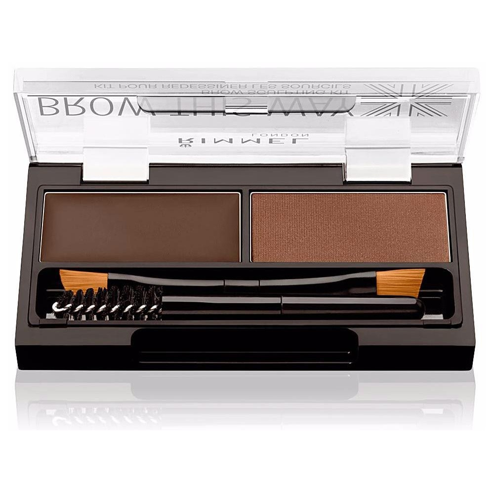 Rimmel Brow This Way Eyebrow Sculpting Kit 003 Dark Brown