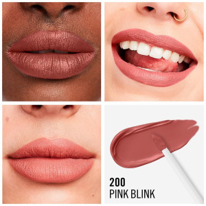 Rimmel Lasting Mega Matte Liquid Lip Colour 200 Pink Blink 7.4Ml