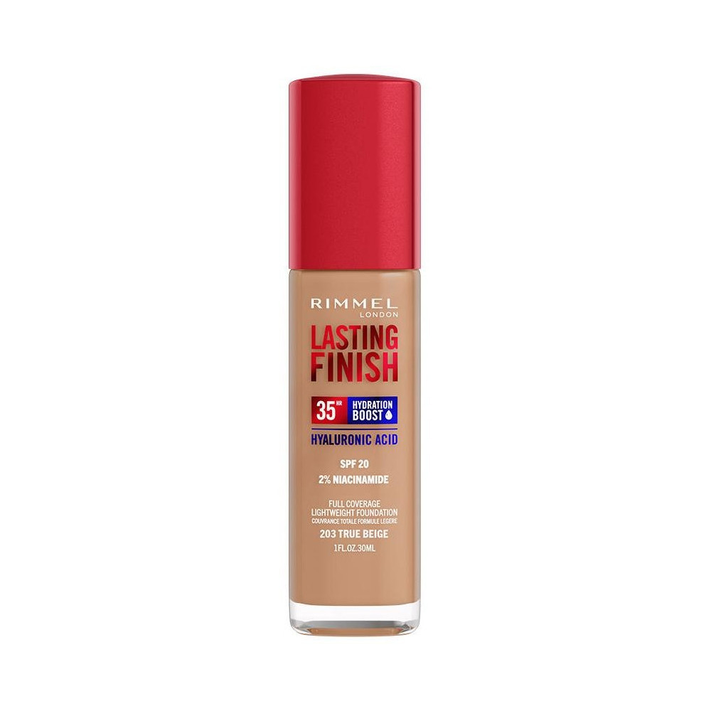 Rimmel Lasting Finish Hydration Boost 35Hr 203 True Beige 30Ml