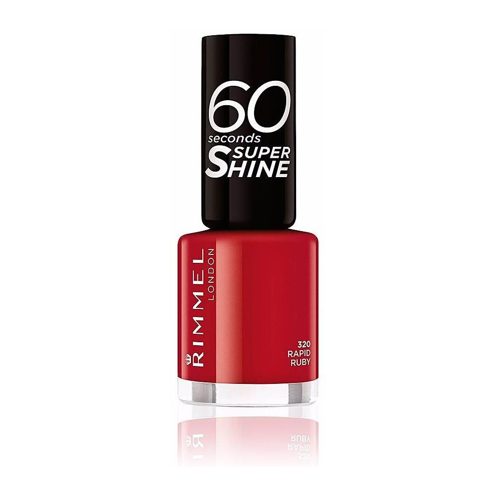 60 Seconds Super Shine Esmalte De Uñas 320-Rapid Ruby 8 Ml