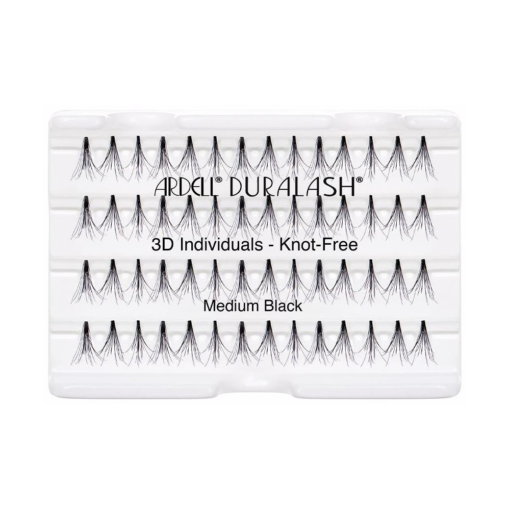 Ardell Pestañas Postizas 3D Individuales Medium Black 56Uds