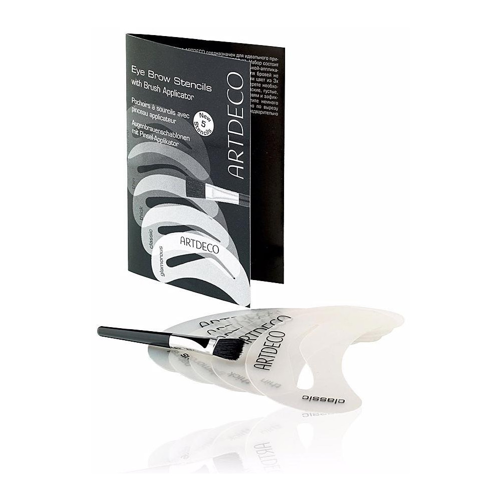 Artdeco Eye Brow Stencils With Brush Applicator 1Ud
