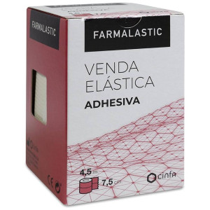 Farmalastic Venda Elástica Adhesiva 4,5 M X 7,5 Cm, 1 Ud