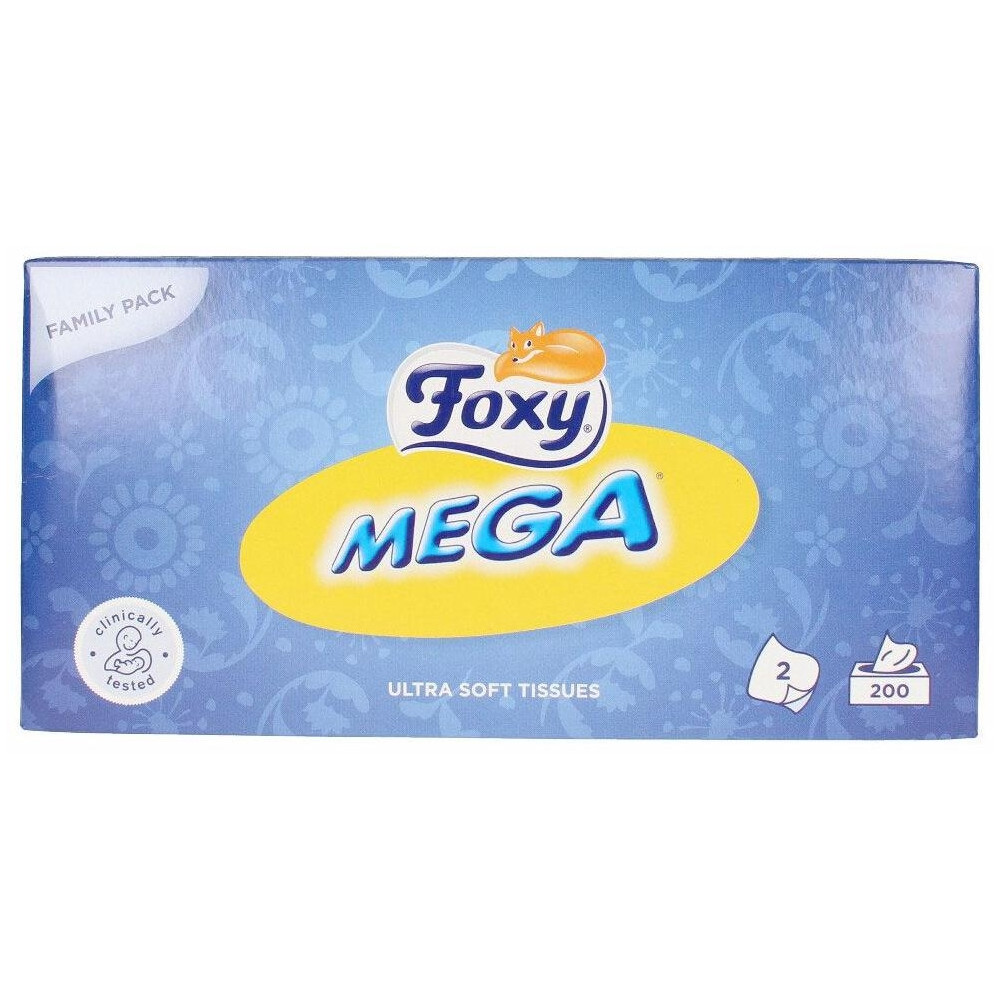 Foxy Mega Pañuelo Facial 200Uds