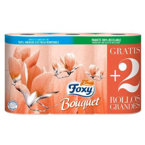 Bouquet Papel Higiénico Color Y Perfume 3 Capas 6 Rollos