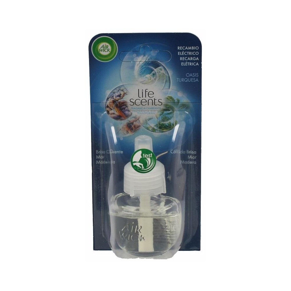 Air-Wick Ambientador Electrico Recambio Oasis Turquesa 17 Ml