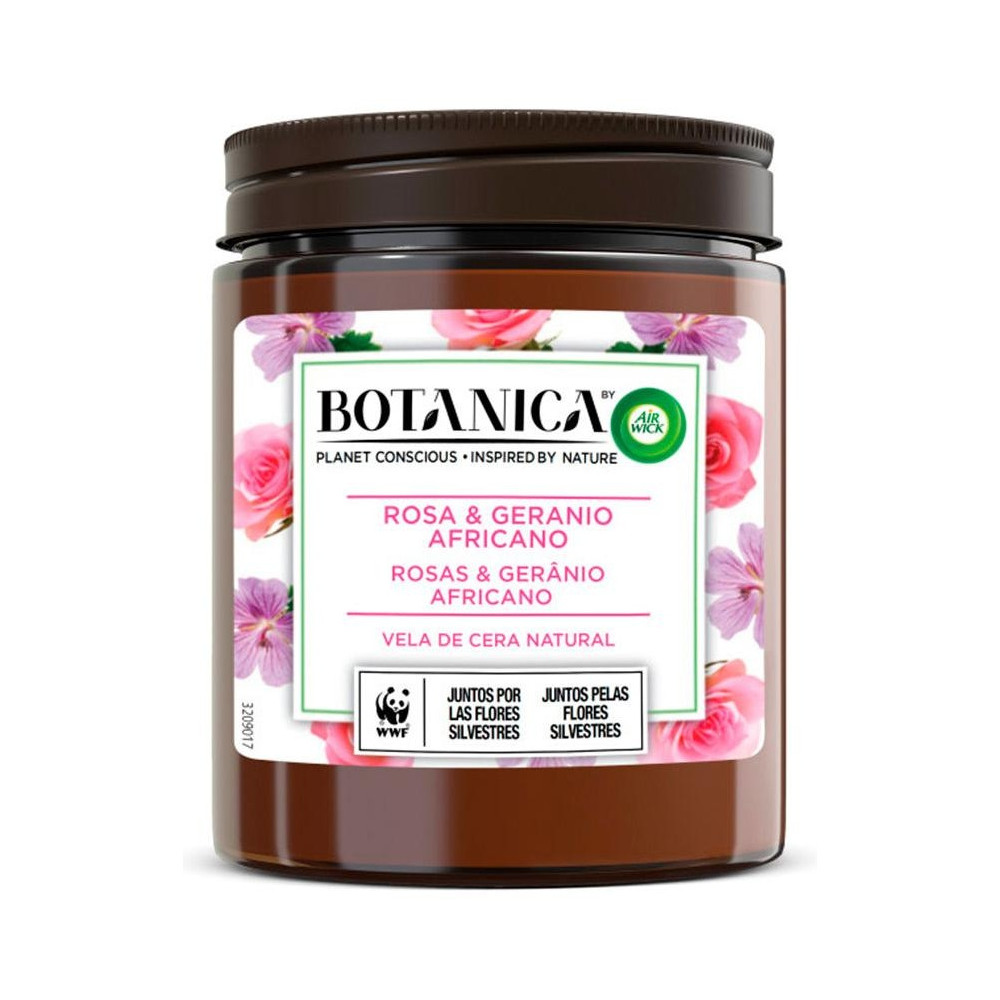 Air Wick Botanica Vela Rosa Y Geranio 205G