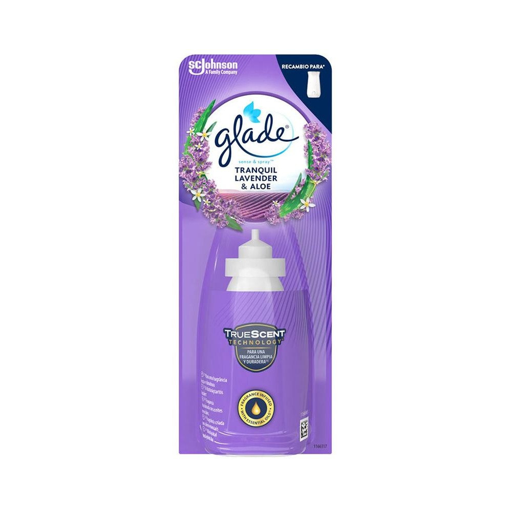 Glade Sense Y Spray Ambientador Recambio Lavanda Jazmin 1Ud