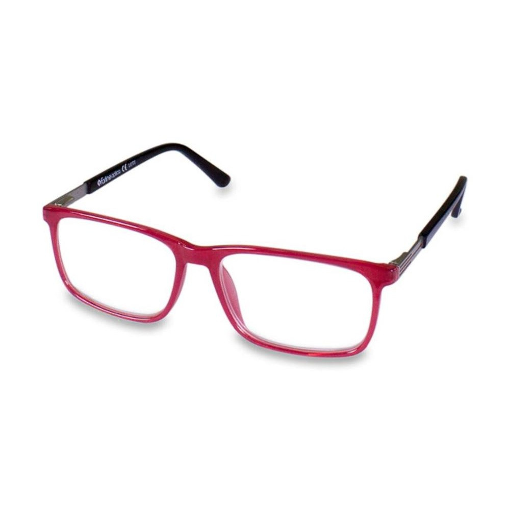 Farline Gafas Marsala Rojo 1.0 Dioptría, 1 Unidad