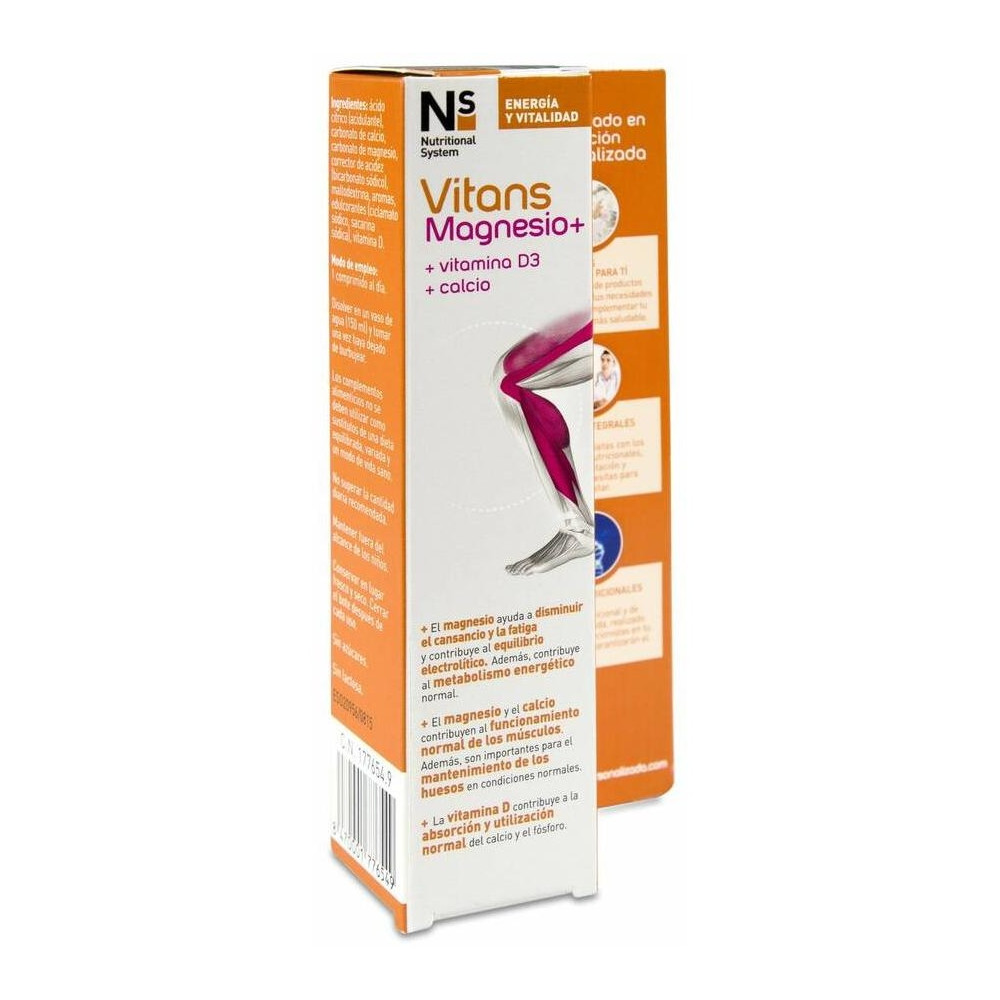 Ns Vitans Magnesio 15 Comp Efervescentes