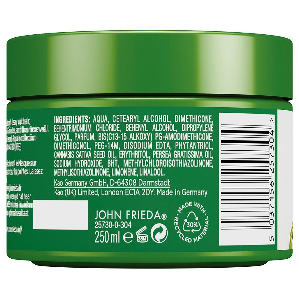 John Frieda Detox Repair Mascarilla Cabello Seco 250Ml