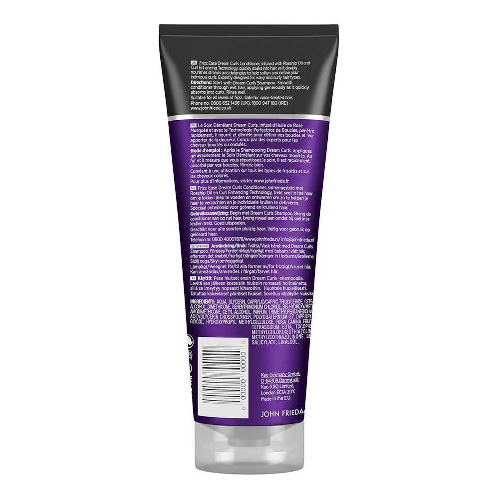 John Frieda Frizz-Ease Acondicionador Rizos Ensueño 250Ml