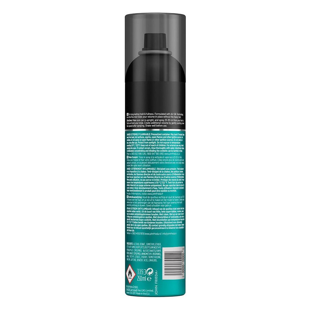 John Frieda Luxurious Volume Laca Volumen Duradero 250Ml