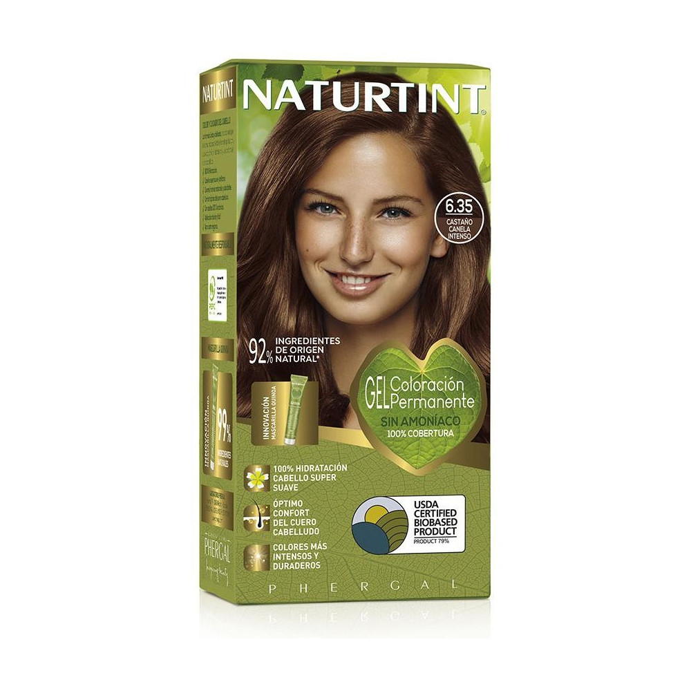 Naturtint Tinte De Cabello 6.35 Castaño Canela Intenso 1Ud