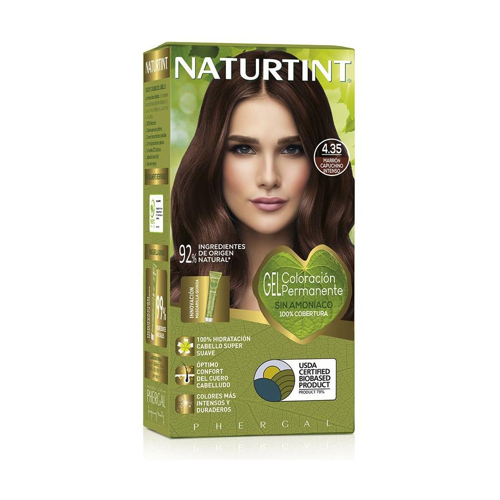 Naturtint Tinte De Cabello 4.35 Marron Capuchino Intenso 1Ud