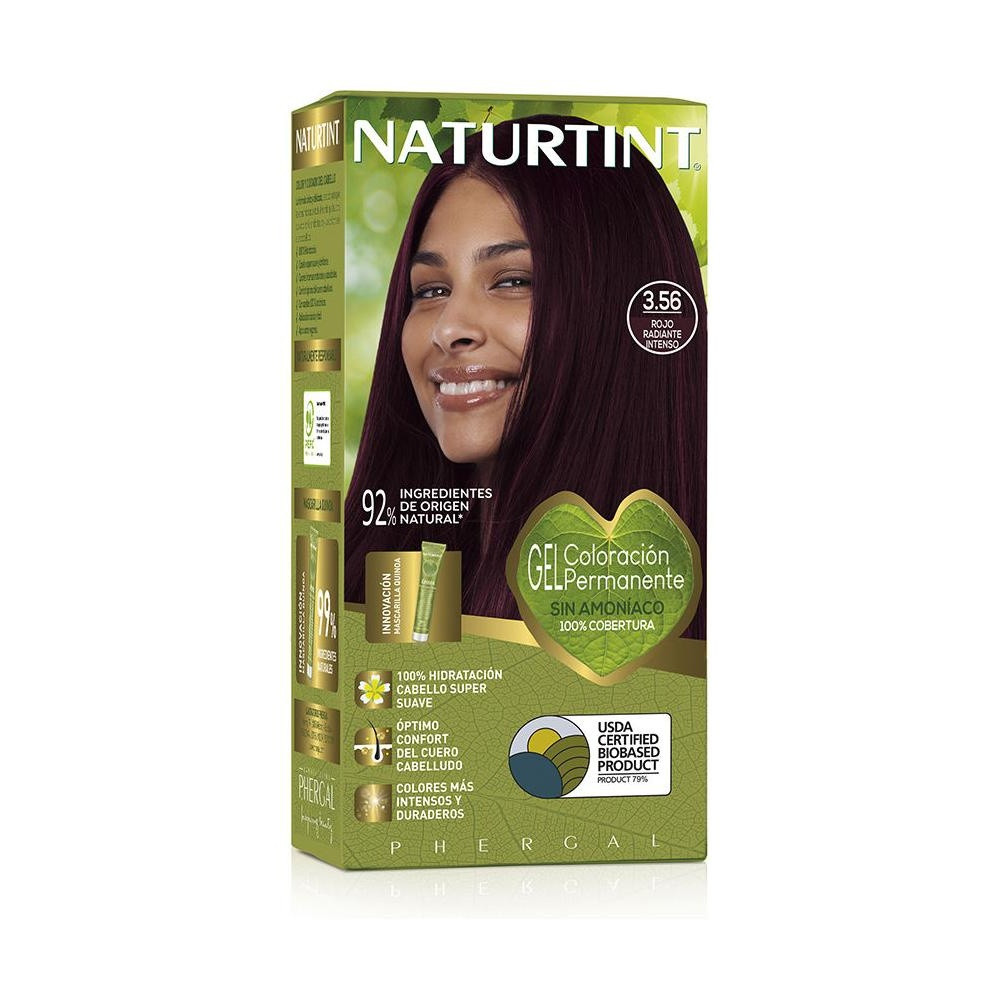 Naturtint Tinte De Cabello 3.56 Rojo Radiante Intenso 1Ud