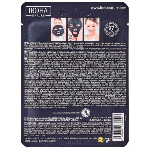 Iroha Nature Mascarilla Carbón Detox E Hidrantante 20Ml