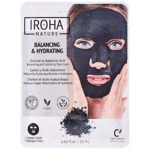 Iroha Nature Mascarilla Carbón Detox E Hidrantante 20Ml
