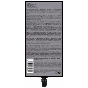 Iroha Platinum Peel-Off Mascarilla Facial Iluminadora 4Uds