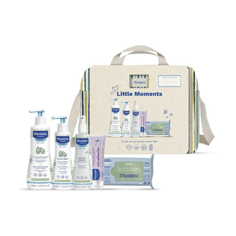 Bolsa Paseo Little Moments Rayas Lote 6 Pz