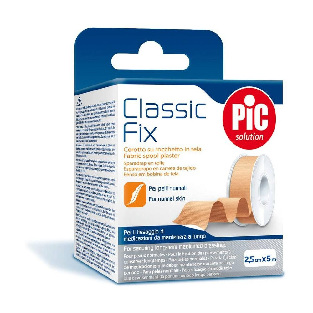 Pic Solution Classic Fix Esparadrapo De Tela 2,5Cmx5M 1Ud