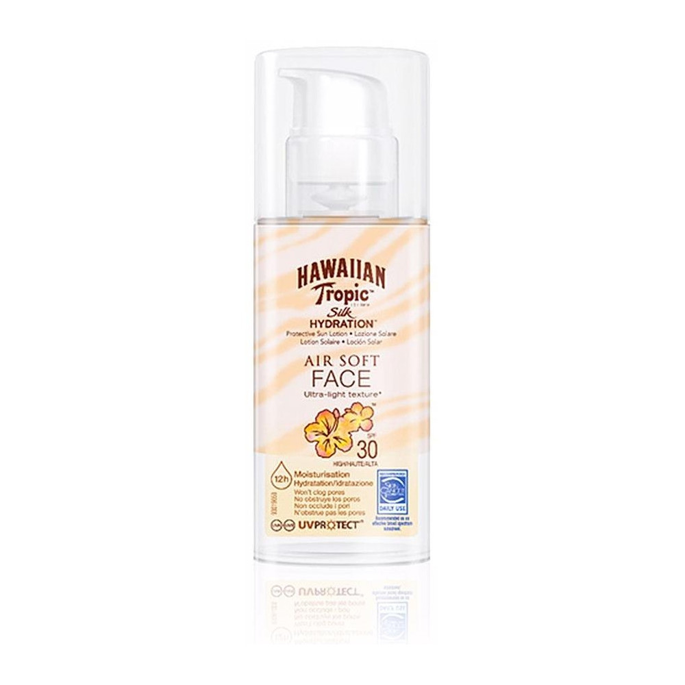 Hawaiian Tropic Silk Hydration Air Soft Face Spf30 Sun Lotion 50