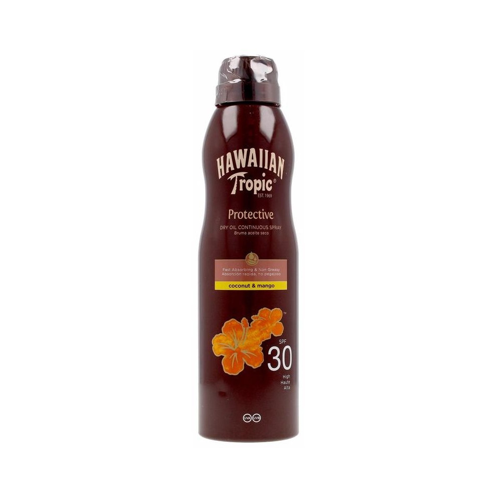 Hawaiian Tropic Protective Aceite Seco Coco Mango Spf30 180Ml