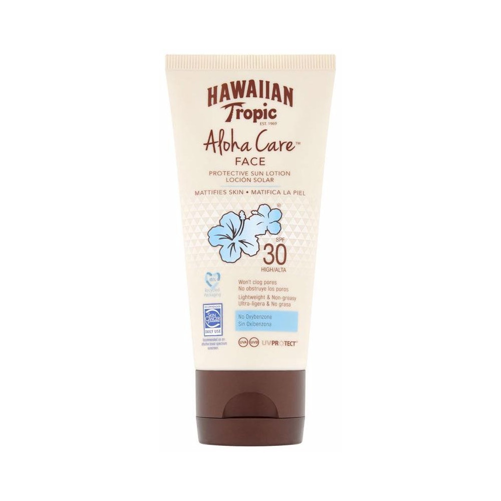 Hawaiian Tropic Aloha Care Face Loción Solar Spf30 90Ml