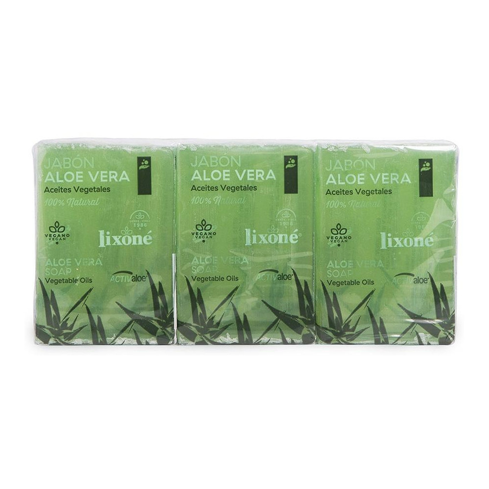 Aloe Vera Jabón Piel Seca O Sensible 3 X 125 Gr