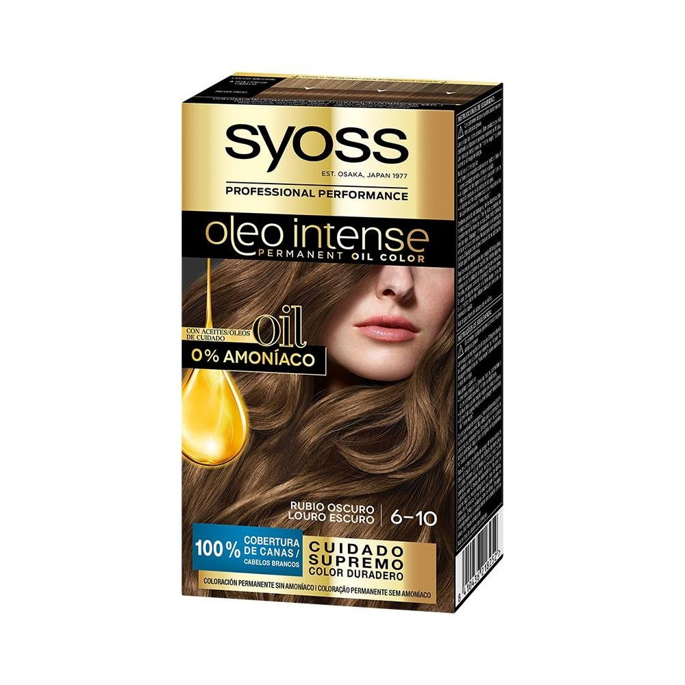 Syoss Oleo Intense Permanent Oil Color Rubio Oscuro 6-10 50Ml