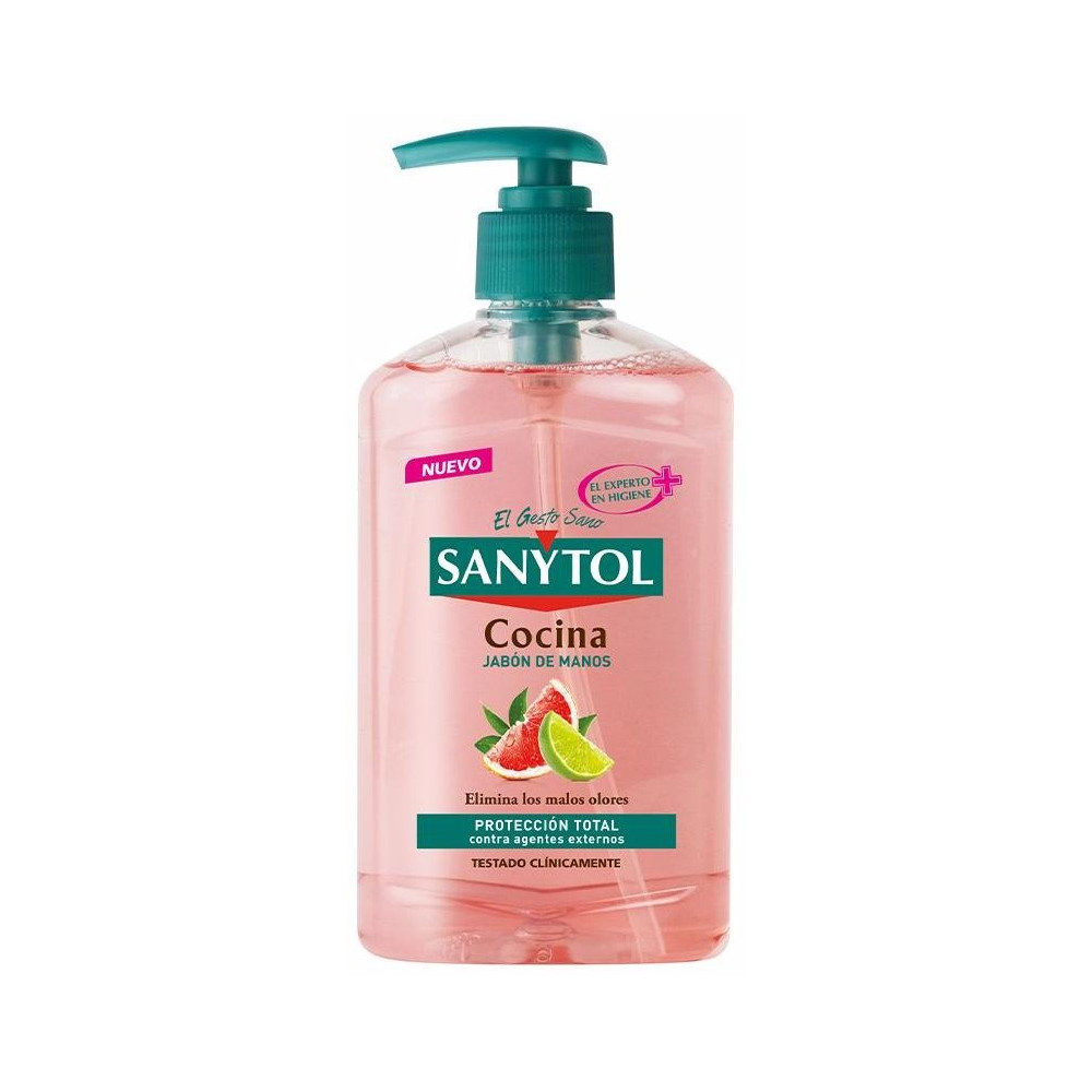 Sanytol Antibacterias Jabón Manos Cocina Dosificador 250Ml