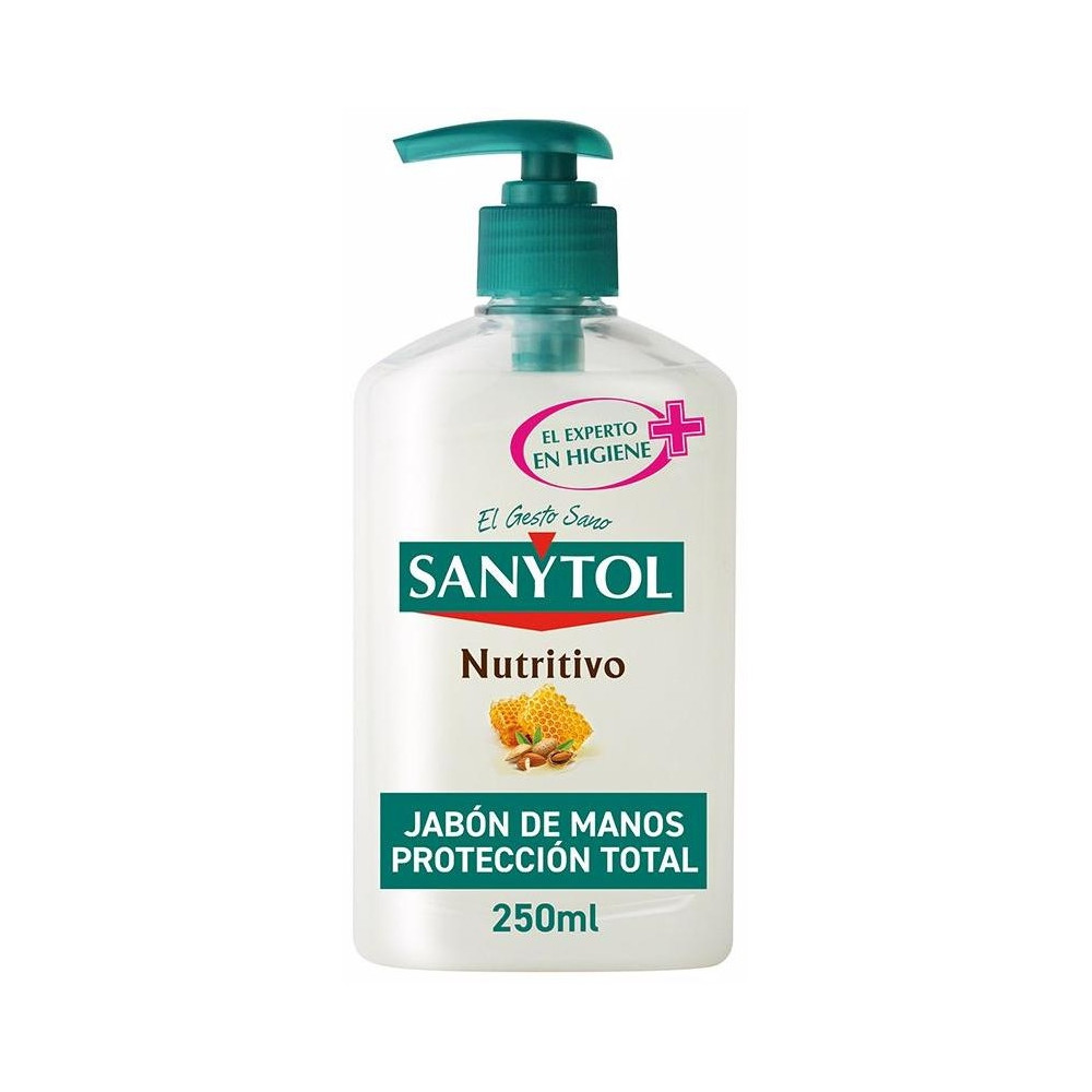 Sanytol Antibacterias Jabón Manos Nutritivo Dosificador 250Ml