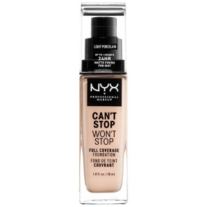 Nyx Can'T Stop Won'T Stop Full Coverage Foundation Light Porcel