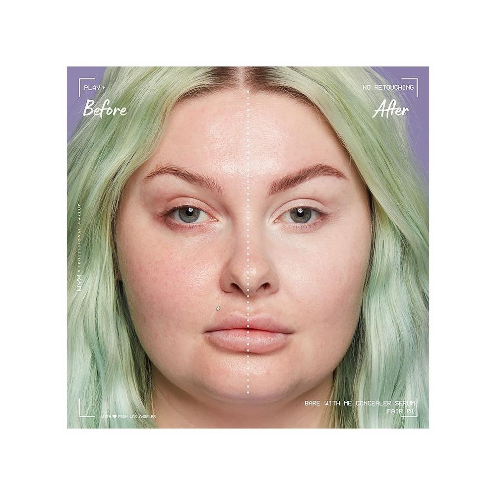 Nyx Bare With Me Concealer Serum 01 Fair 9_6Ml