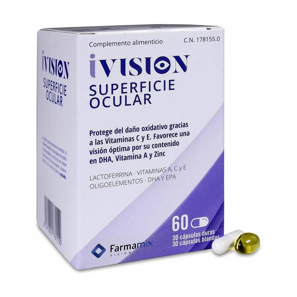 Ivision Superficie Ocular 30 Cápsulas Duras+ 30 Cápsulas Blandas