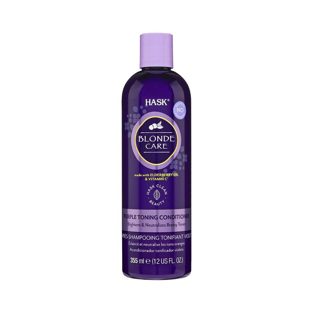 Hask Blonde Care Purple Toning Conditioner 355Ml