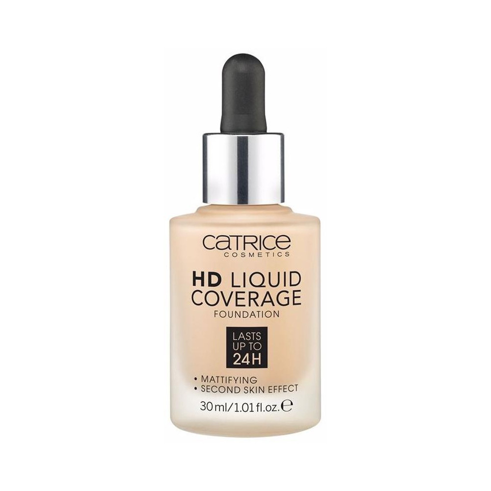 Hd Liquid Coverage Foundation Dura Hasta 24H 030-Sand Beige 30 Ml