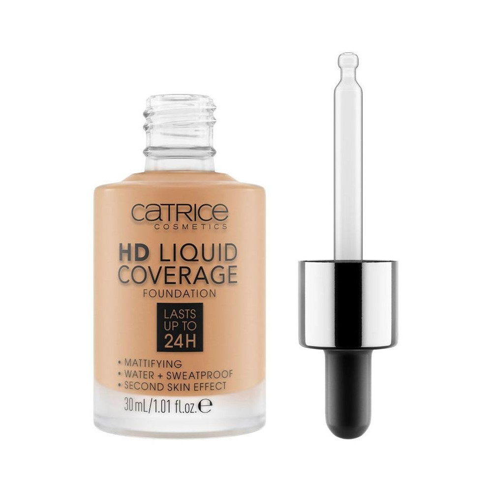 Hd Liquid Coverage Foundation Dura Hasta 24H 046-Camel Beige 30 Ml