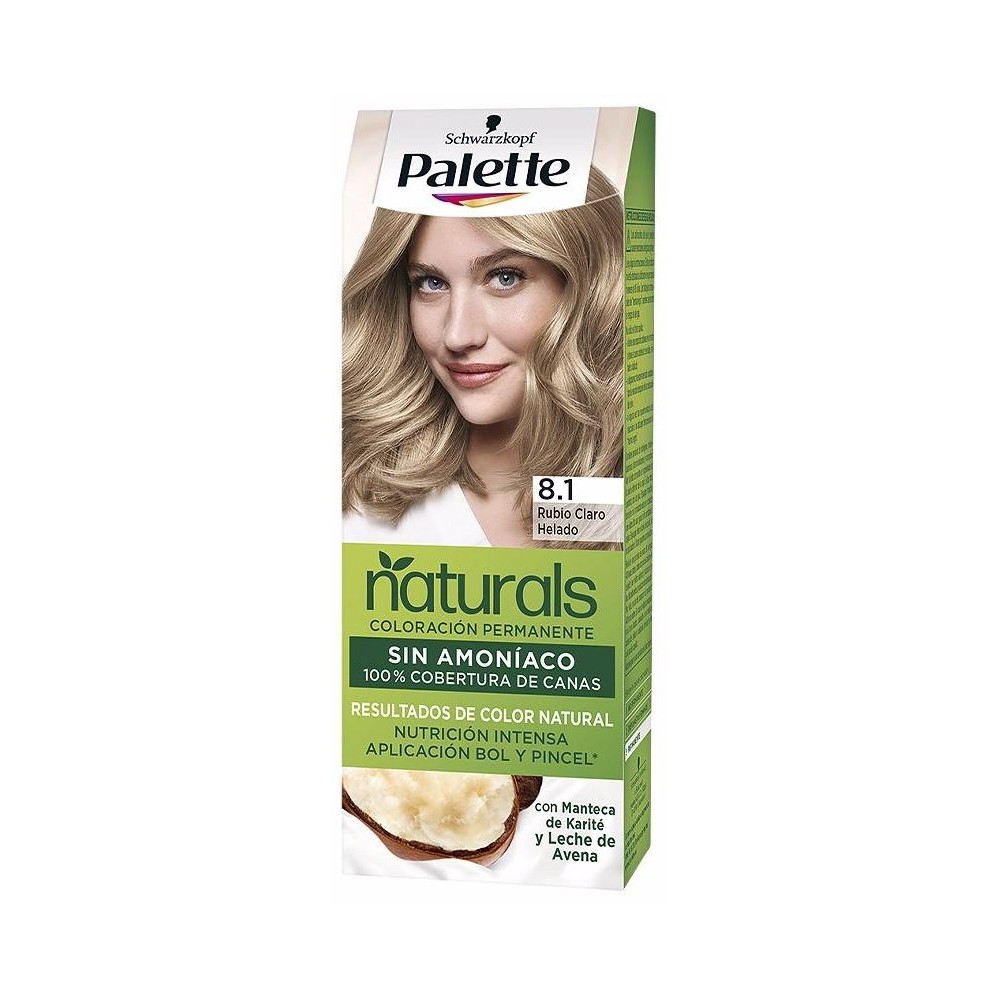 Schwarzkopf Palette Natural Tinte 8.1 Rubio Claro Helado 1Ud