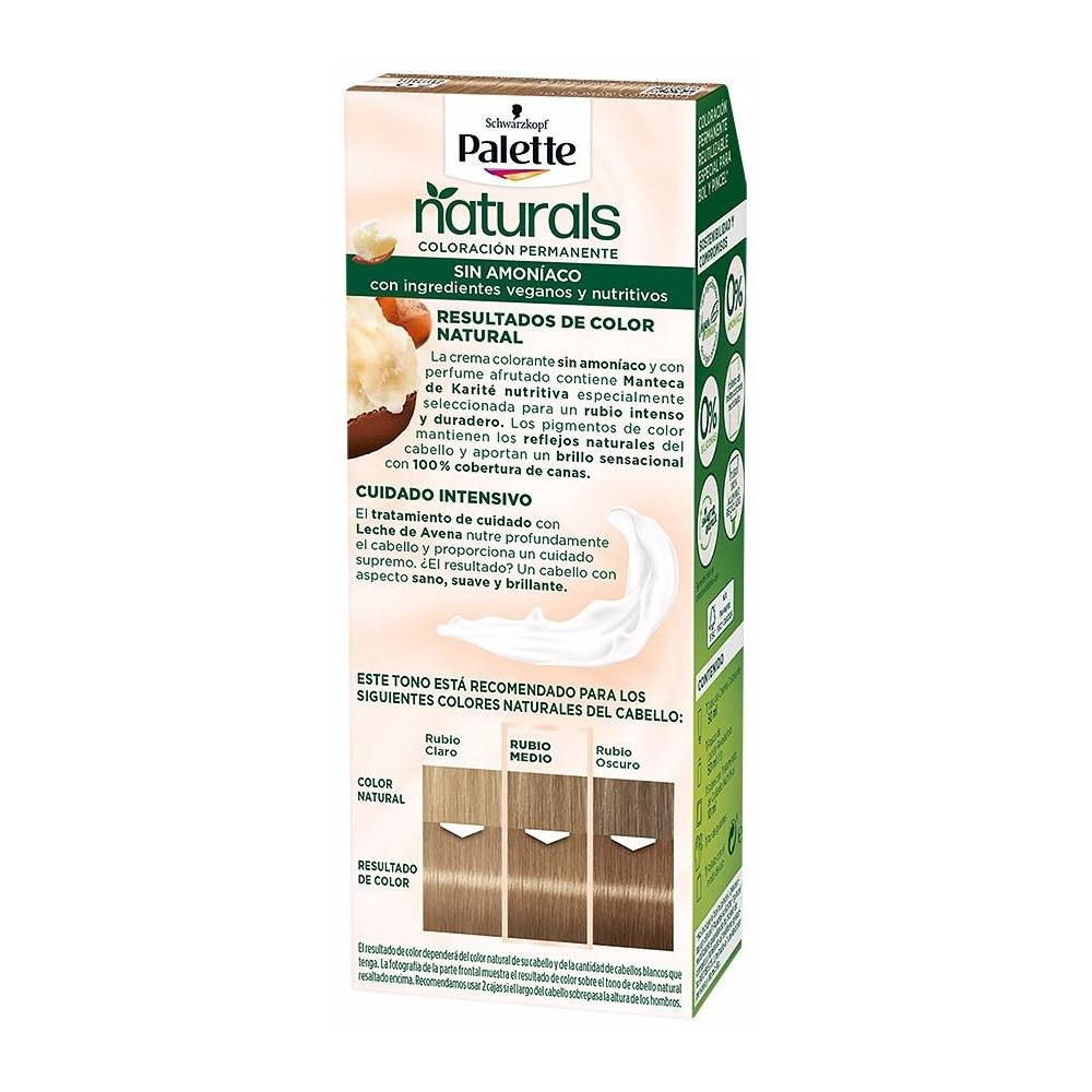 Schwarzkopf Kit Tinte Palette Naturals 7.0 Rubio Medio