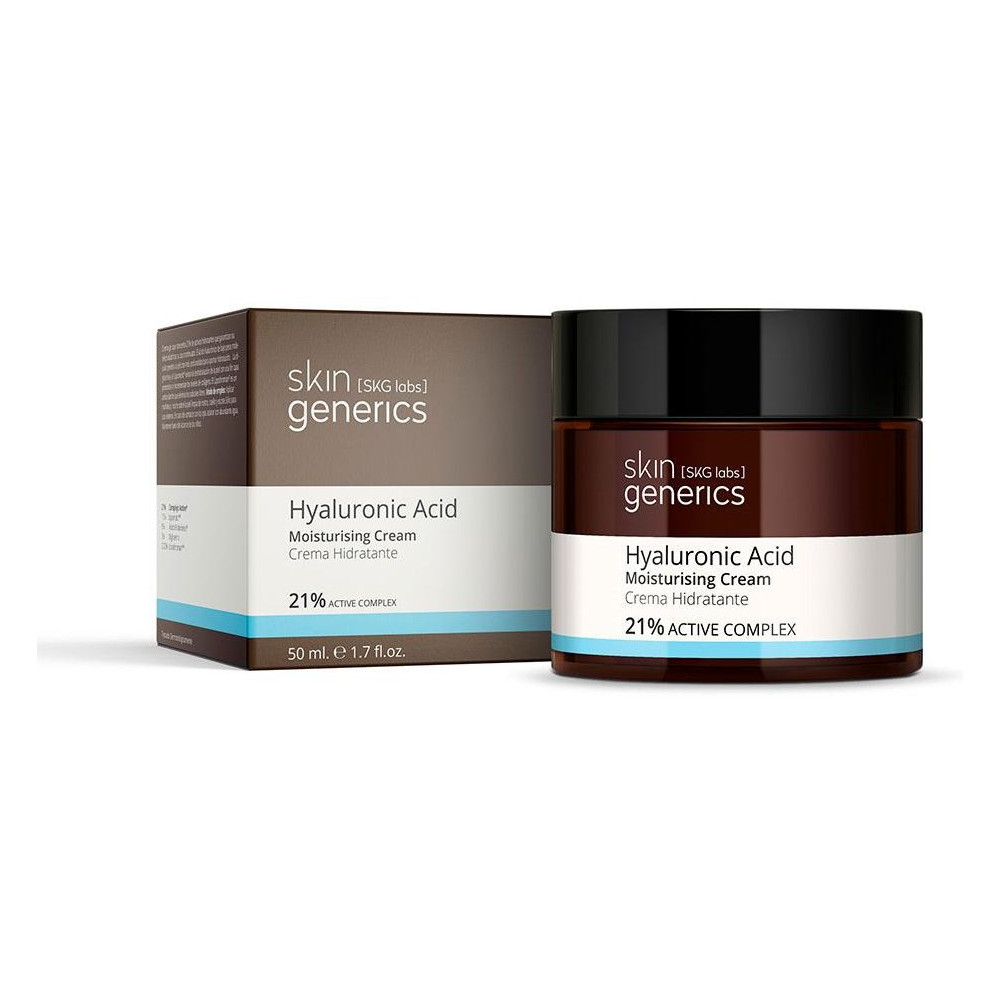 Skin Generics Ácido Hialurónico Crema Hidratante 21% 50Ml